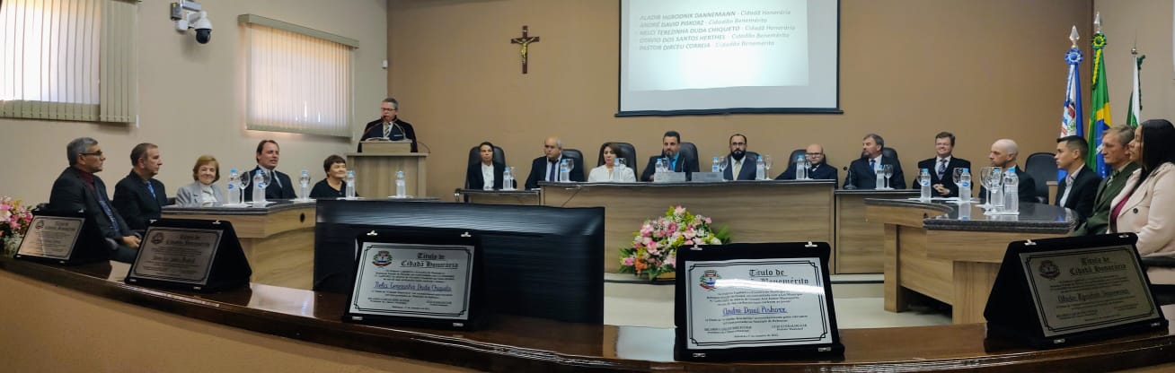 Sessão Solene, entrega de títulos, em 17 de setembro de 2022